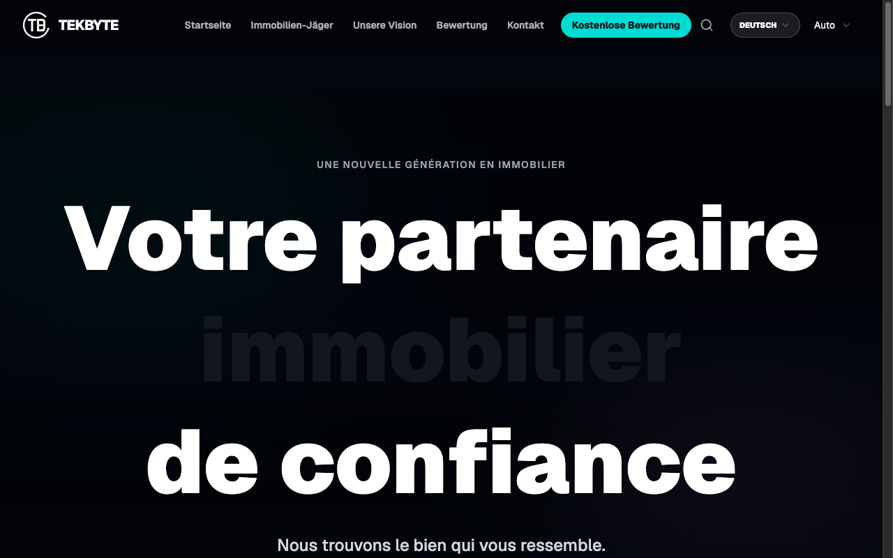 Immo-Makler App Mockup